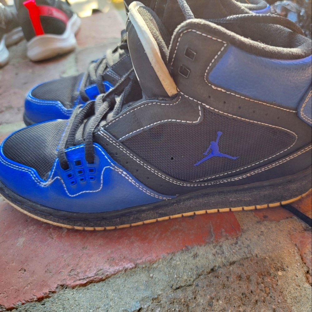 Blue/Black Jordans